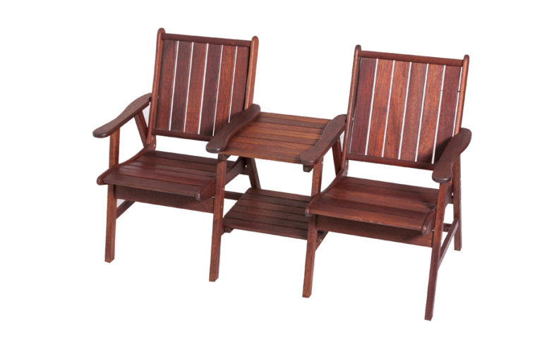 Kwila Jack & Jill Seat Outdoor Living Commercial
