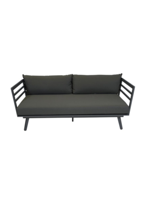 Palm Daybed Gunmetal Frame with Graphite Cushion