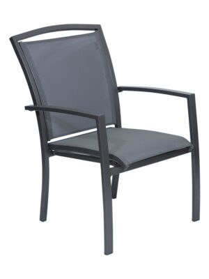 Lido Aluminium Chair Gunmetal/Graphite
