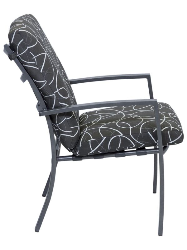 Malibu Chair Gunmetal/Laytown