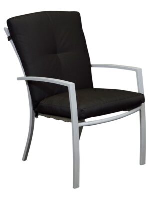 Malibu Chair White/Liquorice