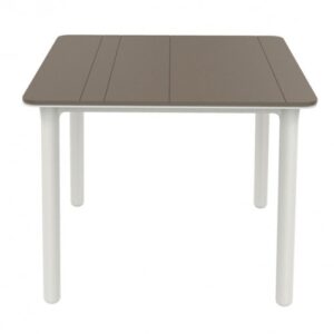 Noa Table 90x90 Chocolate White