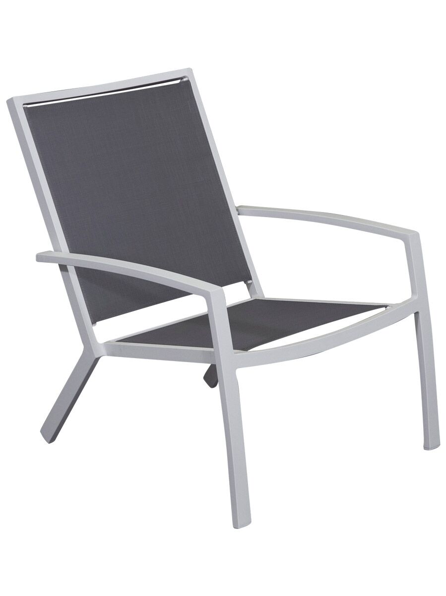 Salsa Pool Chair White/Graphite - Outdoor Living Commercial