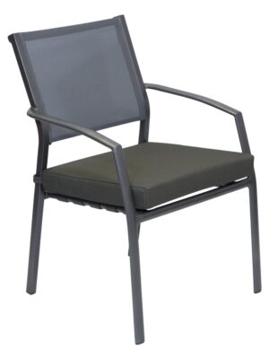 Sierra Cushion Chair Gunmetal/Graphite