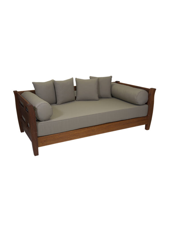 Kwila Daybed With Oyster Cushions