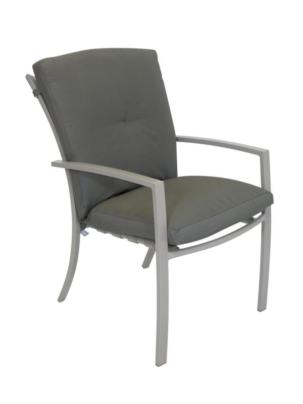 Malibu-Outdoor-Aluminium-Dining-Chair-Strata-with-Graphite-Cushion