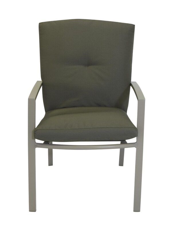 Malibu-Outdoor-Aluminium-Dining-Chair-Strata-with-Graphite-Cushion-Front