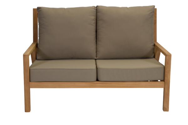 Teak 2 seater Sofa Oyster